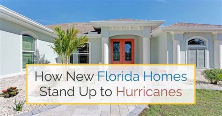 Are Florida homes built to withstand hurricanes