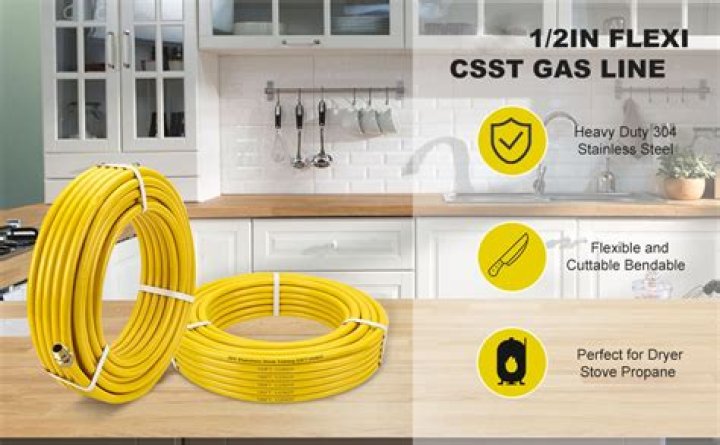 Can a flexible gas line be reused
