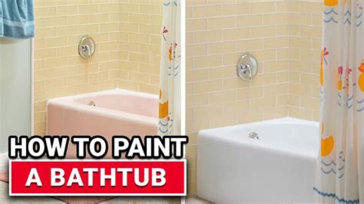 Can you paint a rusted bathtub?