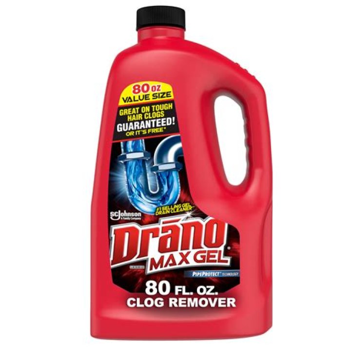 Can you pour Drano Max Gel down the toilet?