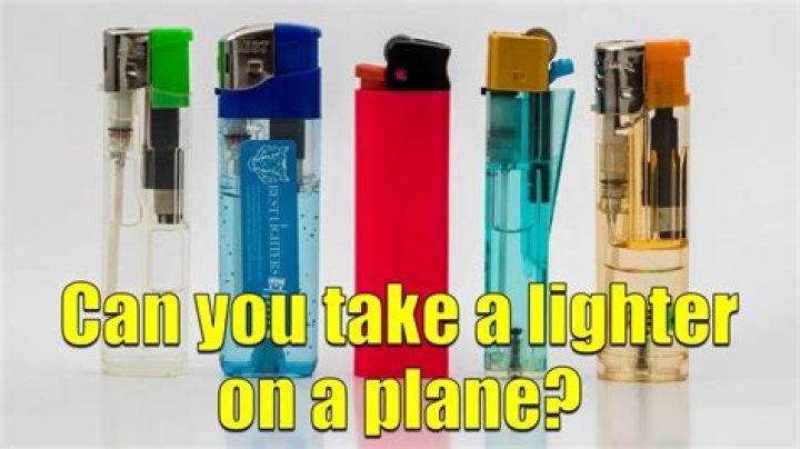 Can you take a lighter on a plane 2019