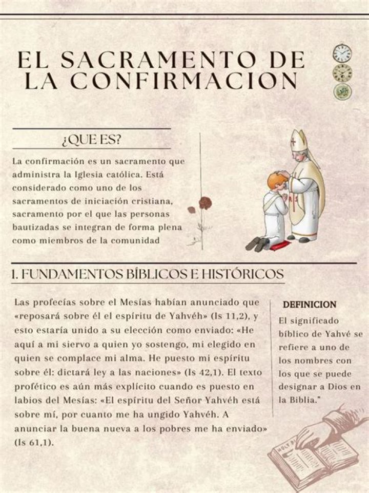 ¿Cuál es la materia y la forma del sacramento de la confirmacion