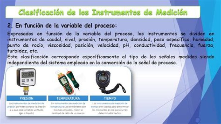 ¿Cuáles son los instrumentos de medición
