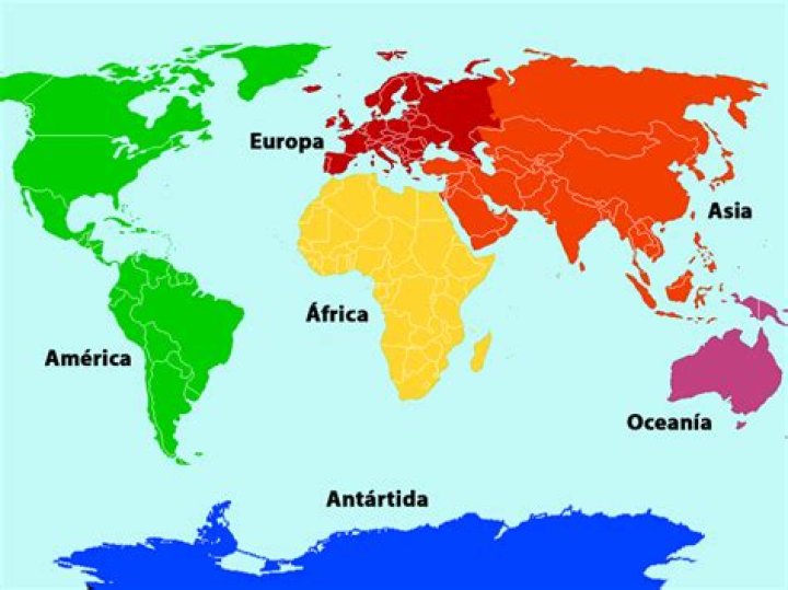 ¿Cuántos continentes hay en el 2017