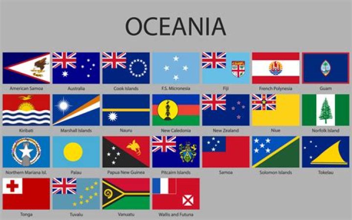 Does Oceania have a flag
