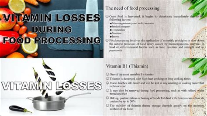 How are vitamins lost during cooking
