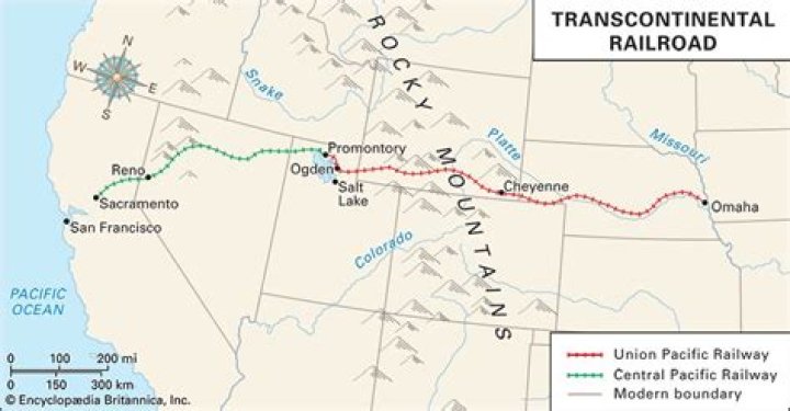 How did the transcontinental railroad change America