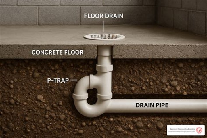How do basement toilets drain?