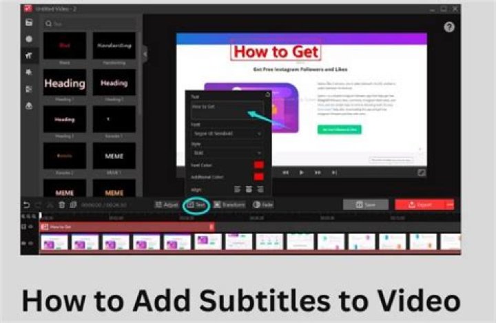 How do I add subtitles to VTT