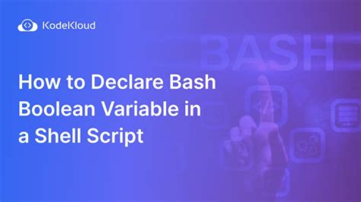 How do I declare a variable in bash