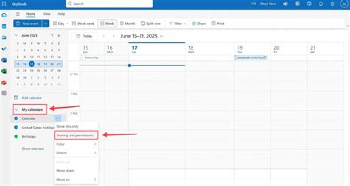 How do I link my Outlook calendar to slack