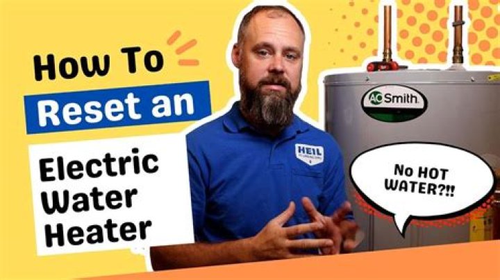 How do I reset my Rinnai water heater after a power outage?