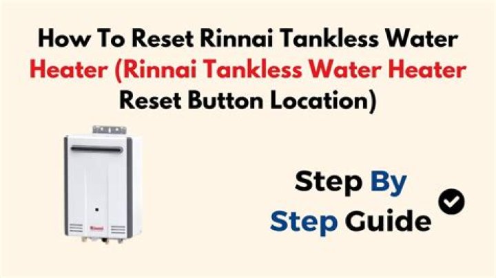 How do I reset my smart water heater?