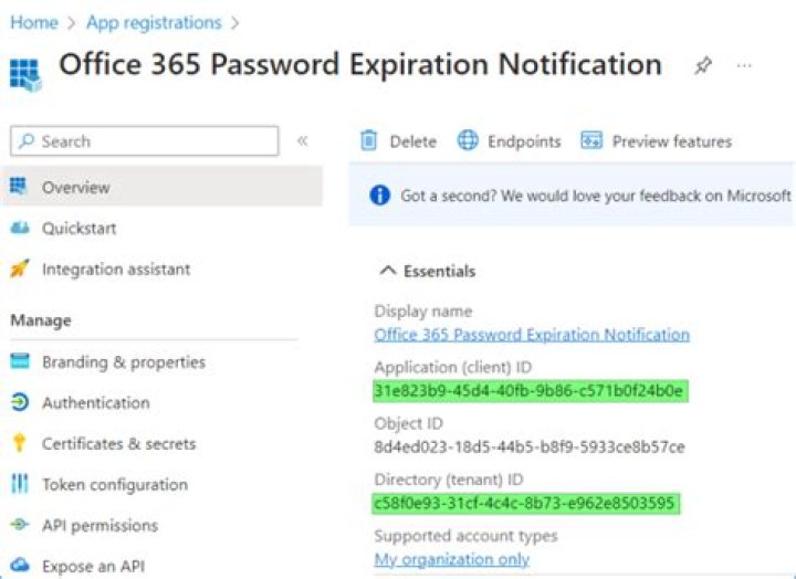 How do I stop my Office 365 password from expiring