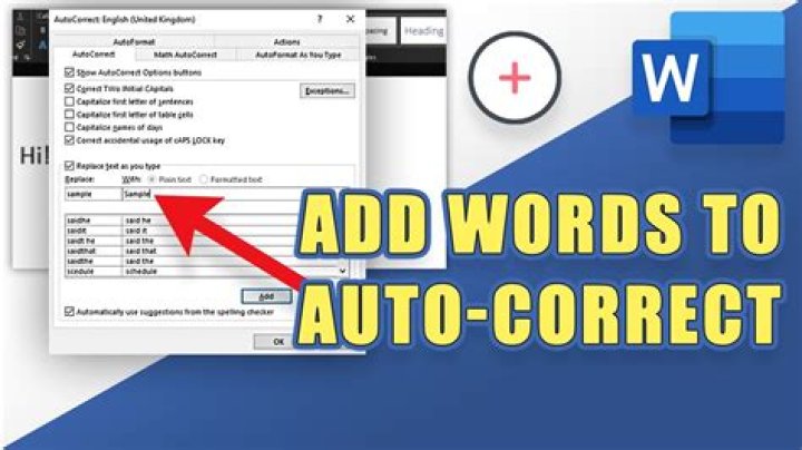 How do I turn on autocorrect in Word 2019