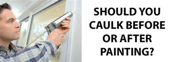 How do you caulk interior before painting