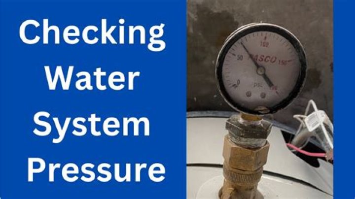 How do you check water pressure on a spigot?
