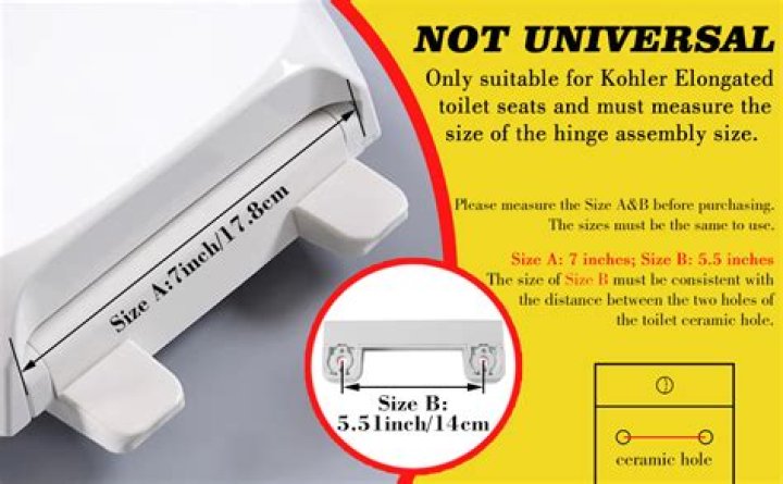 How do you clean a Kohler toilet seat?