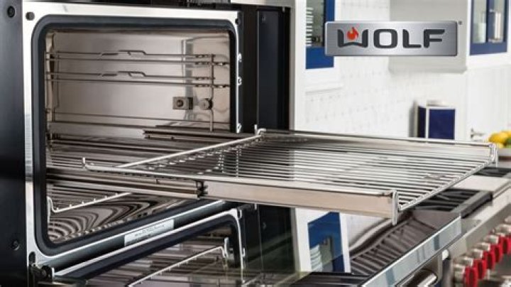 How do you clean oven racks in Wolf oven