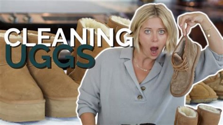 How do you clean UGG moccasins