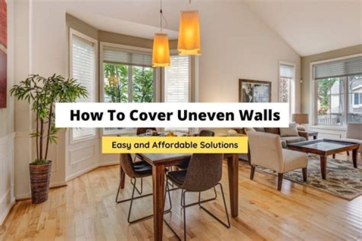 How do you cover an uneven wall with paint
