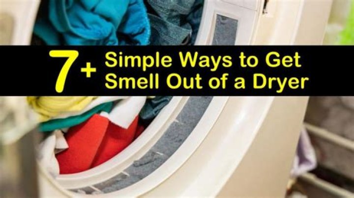 How do you get a sour smell out of a dryer