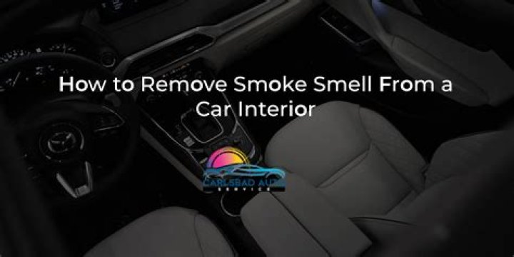 How do you get rid of a smoke smell in a car