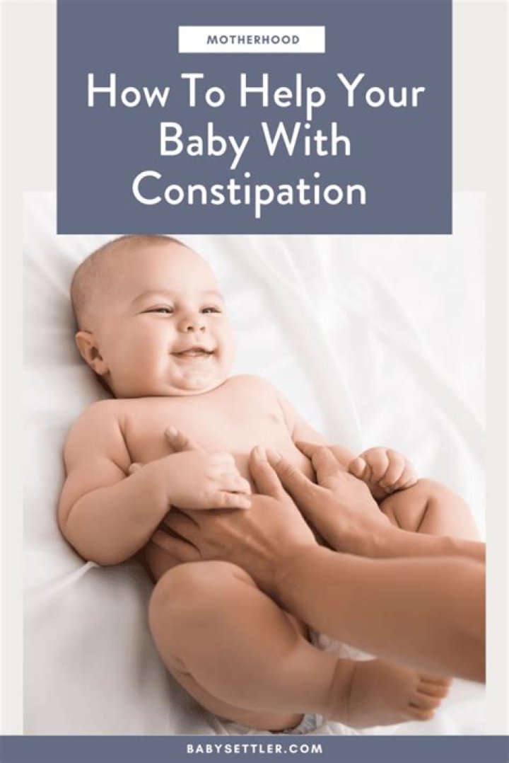 How do you help a constipated baby on formula