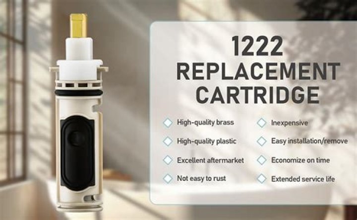 How do you lubricate a Moen 1222 cartridge?