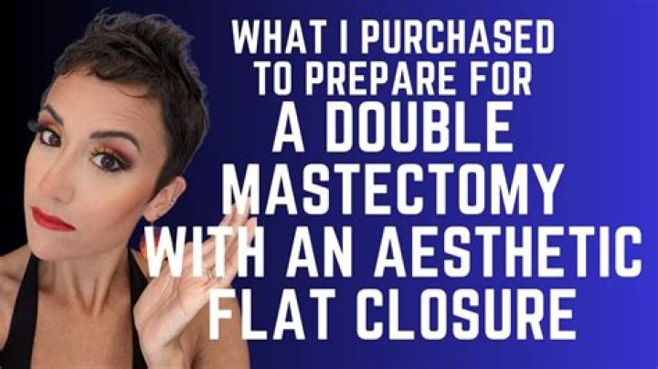 How do you prepare for a double mastectomy