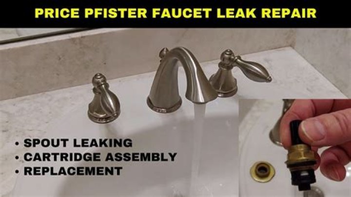 How do you remove a Price Pfister faucet handle?