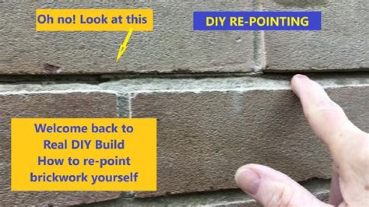How do you repoint a loose brick