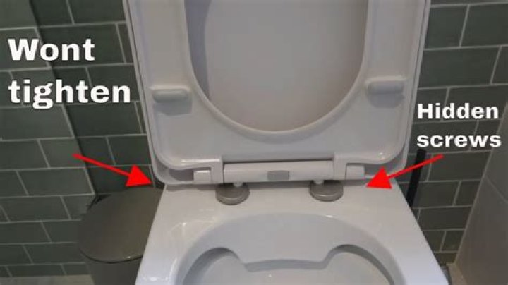 How do you stick a broken toilet seat up?