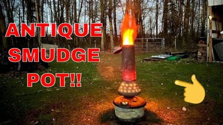 How do you use a smudge pot