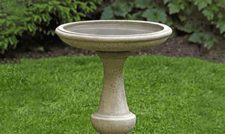 How do you winterize a concrete bird bath