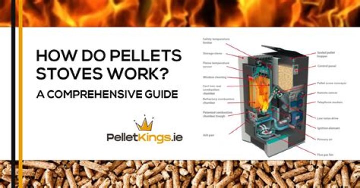How does a pellet stove heat the whole house