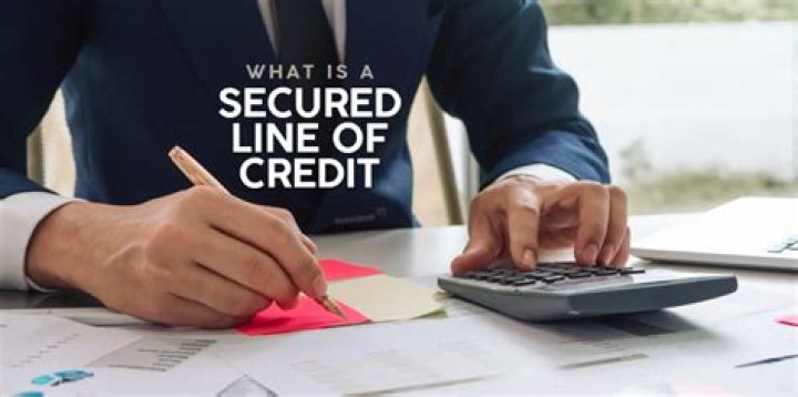 How does a secured line of credit work