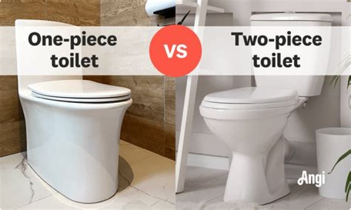 How does a two piece toilet work?