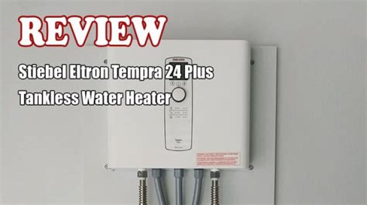 How does the Tempra 29 plus water heater work?