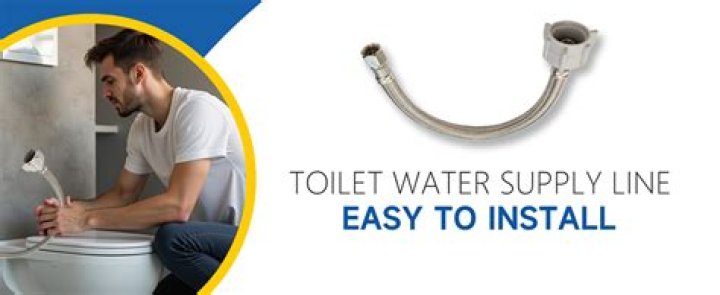 How high should a toilet supply line be?