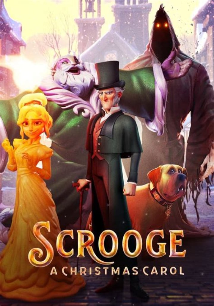 How is Scrooge presented as an outsider