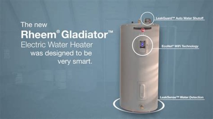 How is the Rheem Gladiator electric water heater different?