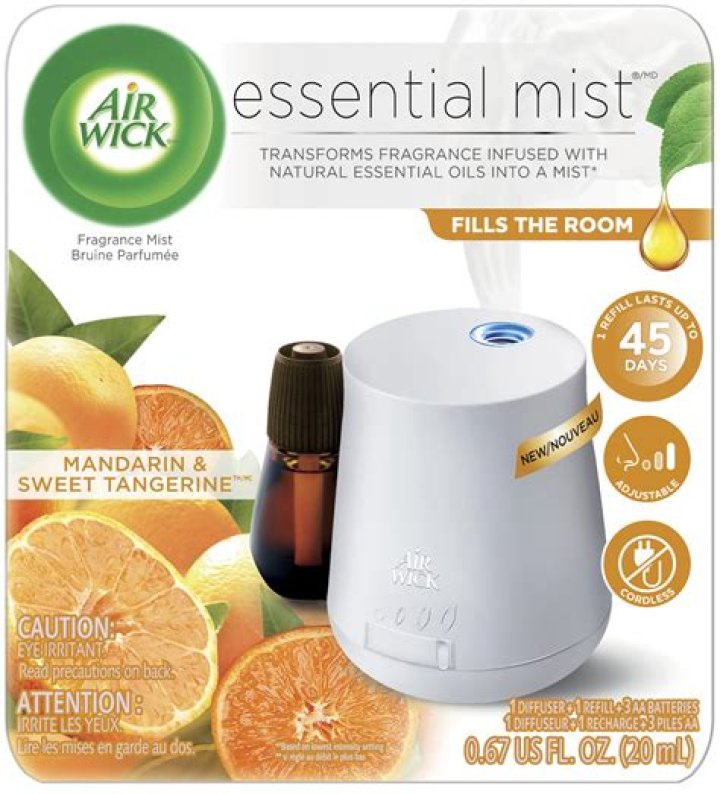 How long does airwick essential Mist last