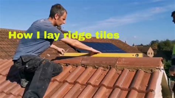 How long is a ridge tile