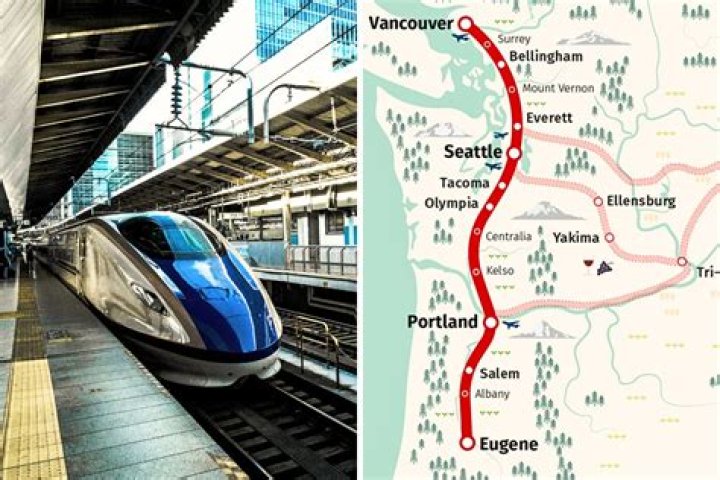 How long is the train ride from Vancouver to Seattle