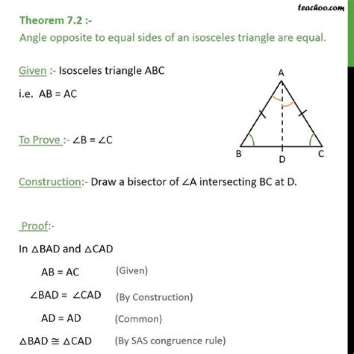 How many congruent sides does an isosceles triangle have