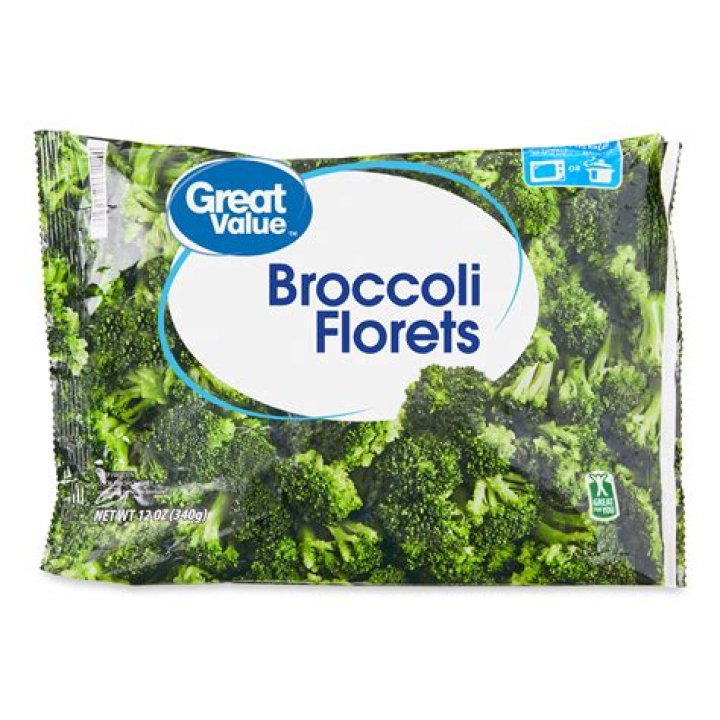 How many grams is a broccoli floret