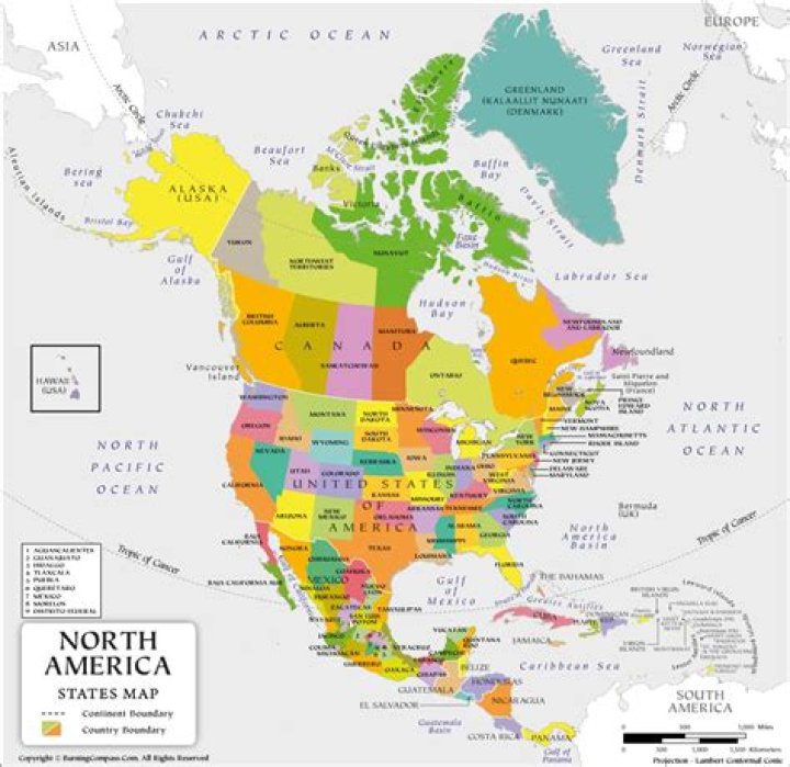 How Many State In North America