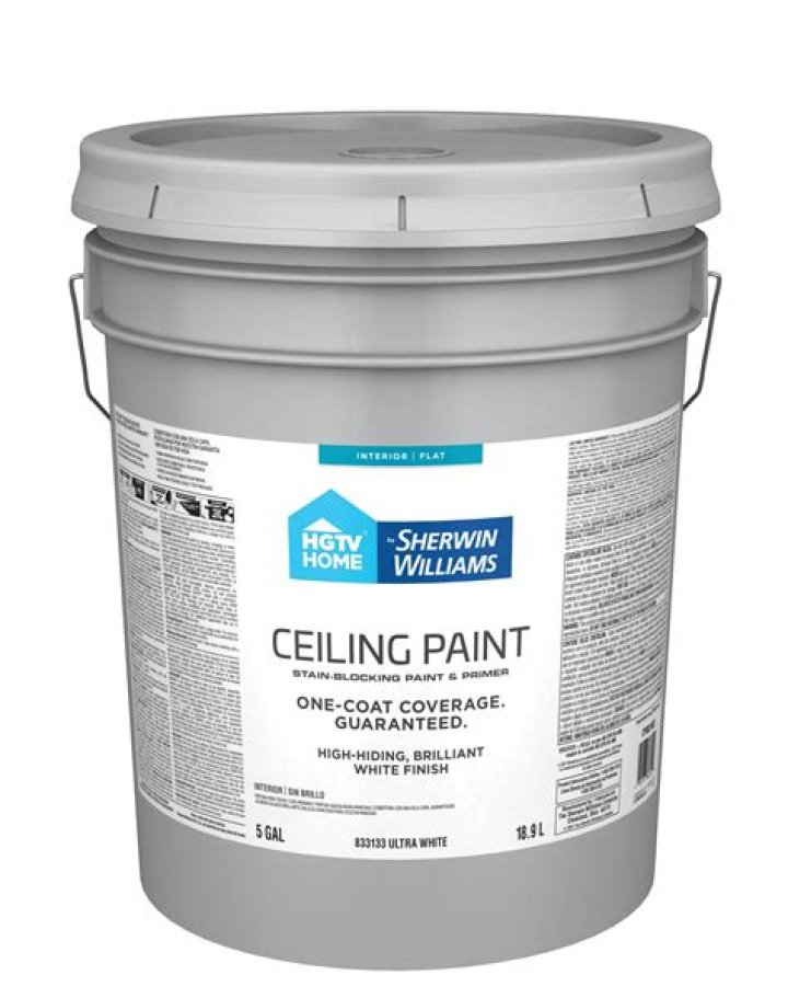How much does a gallon of ceiling paint cover