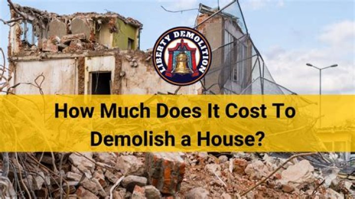 How much does it cost to demolish